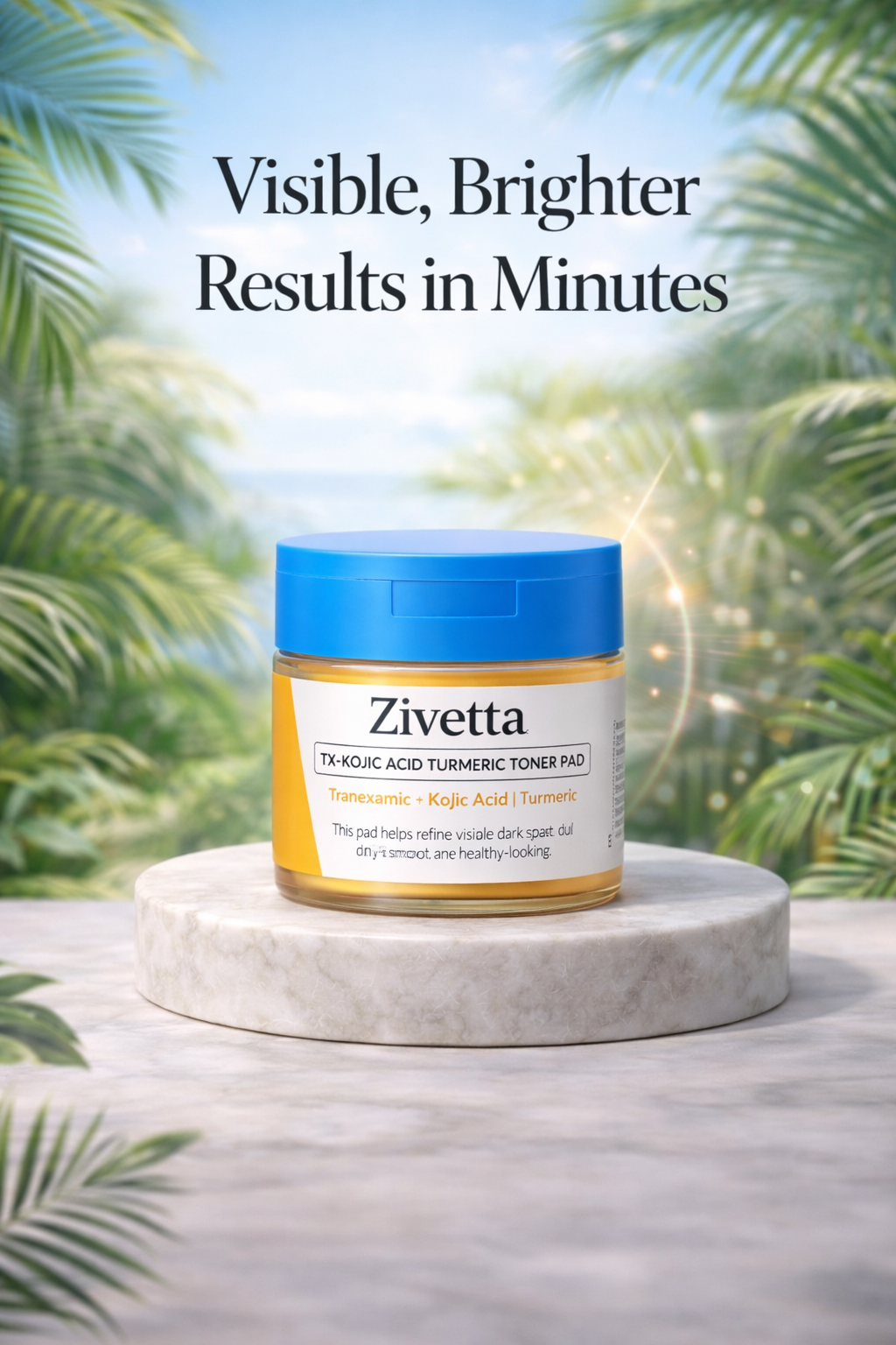 Zivetta Kojic Acid Turmeric Pads